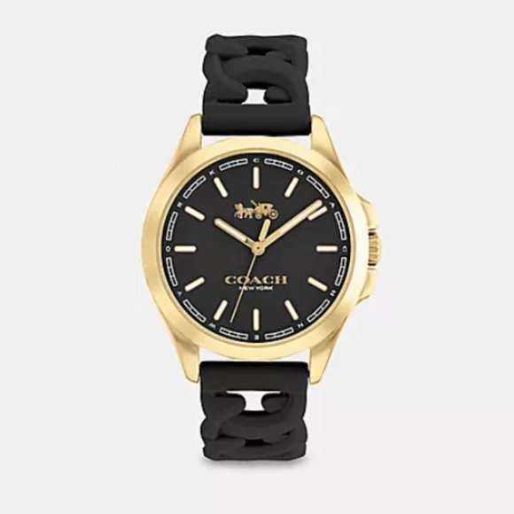 Coach Libby Watch, Water Resistant, Black - Picture 1 of 5